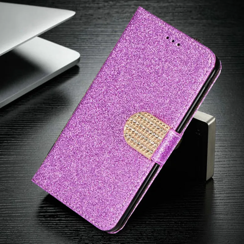 Dành Cho Huawei P Thông Minh 2021 Psmart 2020 P Thông Minh Z Pro 2019 2018 FIG-LX1 Thưởng Thức 7 Thời Trang Bling Lấp Lánh ốp Lưng Da PU Ví Bao Da cute huawei phone cases