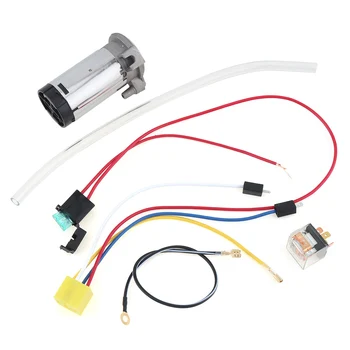 

12V Car Air Compressor Air Hose Wires and Relay for Auto Truck Vehicle Air Horn Compressor