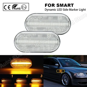 

For Dacia Duster Dokker Lodgy Renault Megane 1 Clio1 2 KANGOO ESPACE Smart Fortwo 453 LED Dynamic Side Marker Turn Signal Lights