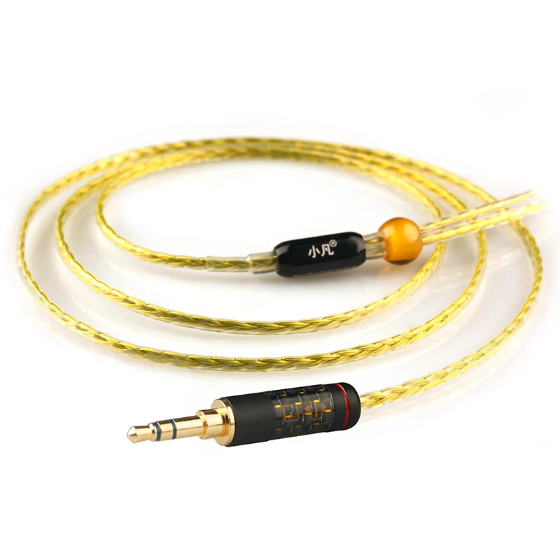 

xiaofan A6 8 Core Silver Plated Upgrade Cable 2.5/3.5/4.4mm Balanced Cable With MMCX/2pin Connector For sony ex1000 ie80 se846