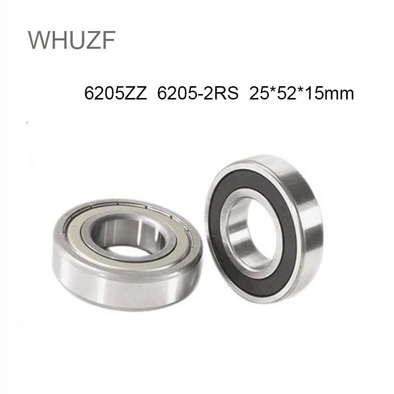 Whuzf 6205Zz 6205-2Rs 25*52*15(Mm) 1 Pezzo Spedizione Gratuita Cuscinetto Abec-3 Cuscinetti Di Tenuta In Metallo 6205 6205Z Cuscinetti In Acciaio Crom