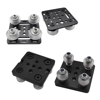 

Mini V-Slot Gantry Plate with Pulley for 2020/2040 Series V-Slot Aluminum Profiles 3D Printer Replacement Accessories Parts
