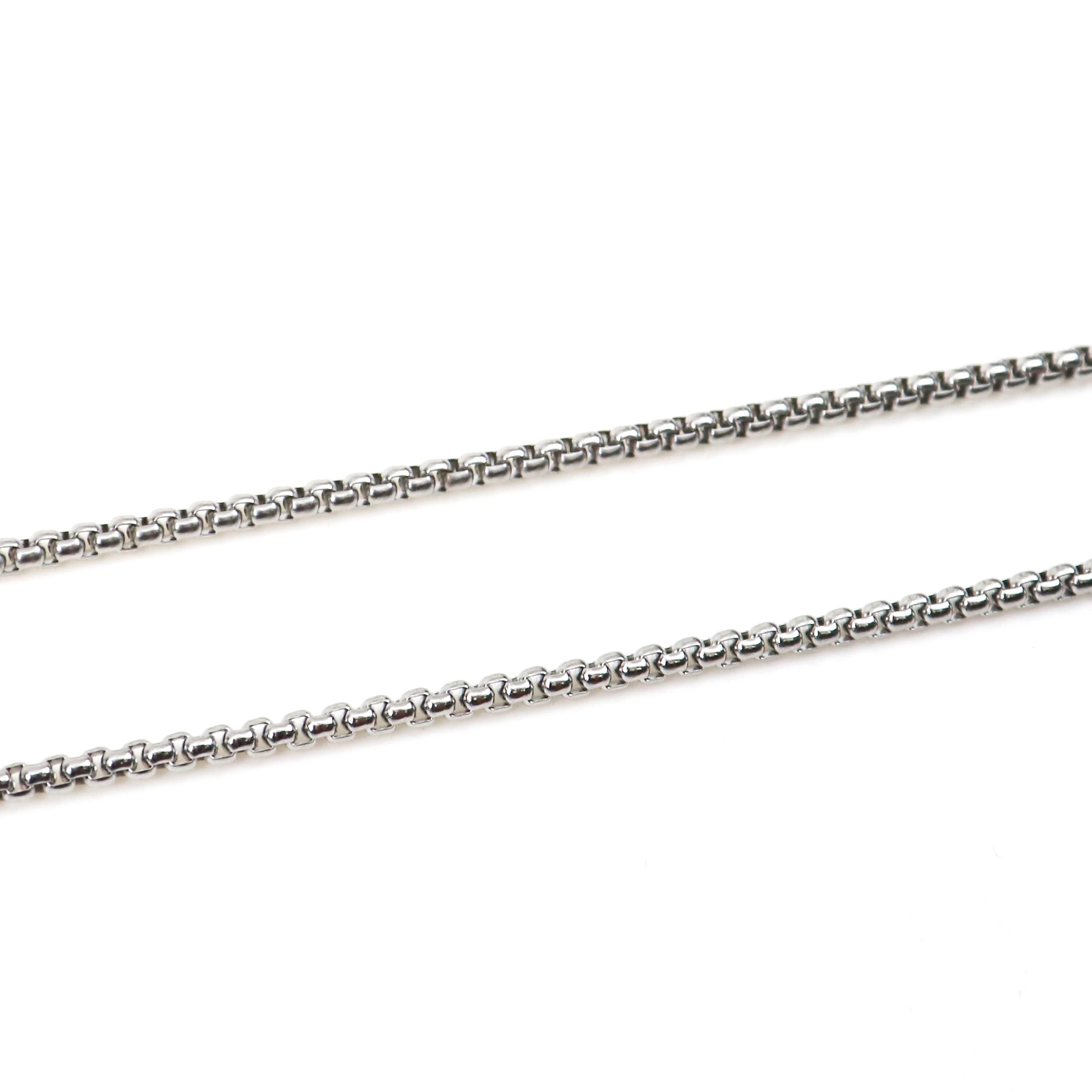 Цепочка SEMITREE из титановой стали для мужчин и женщин модное ожерелье нержавеющей