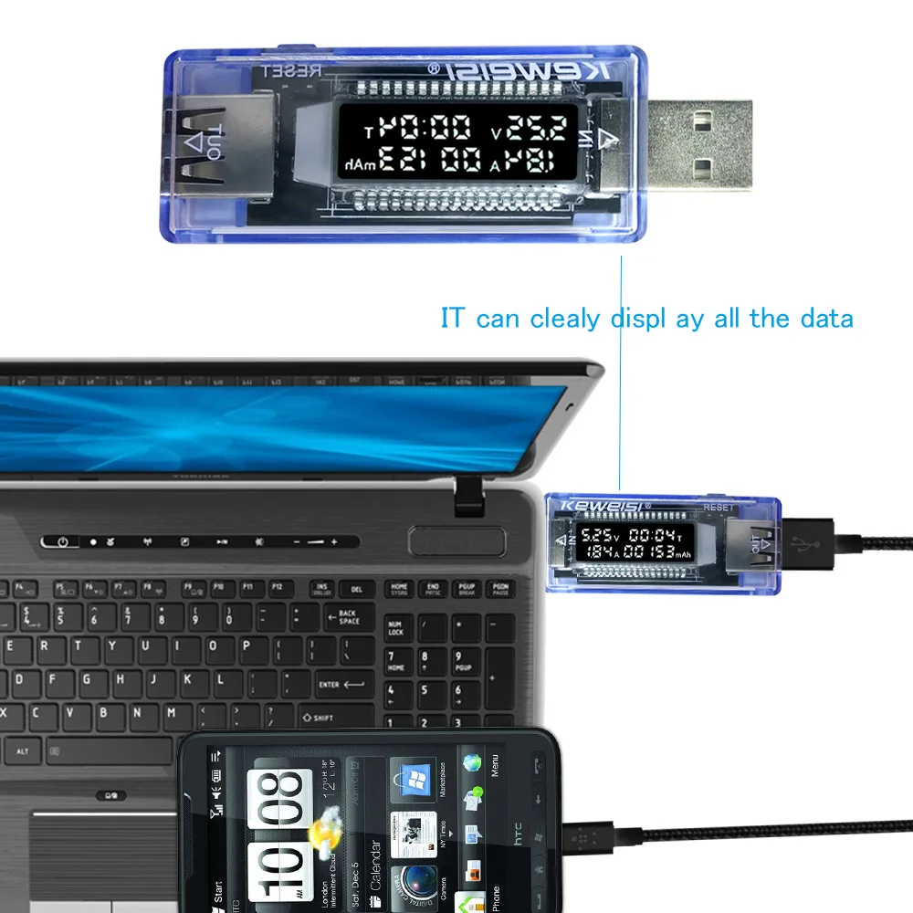 Измеритель Напряжения тока тестер емкости аккумулятора USB измеритель напряжения
