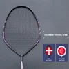 Professional Max 30 Pounds 4U V-Shape Badminton Racket Strung Full Carbon Fiber Racket Offensive type Single Racquet With String ► Photo 3/6