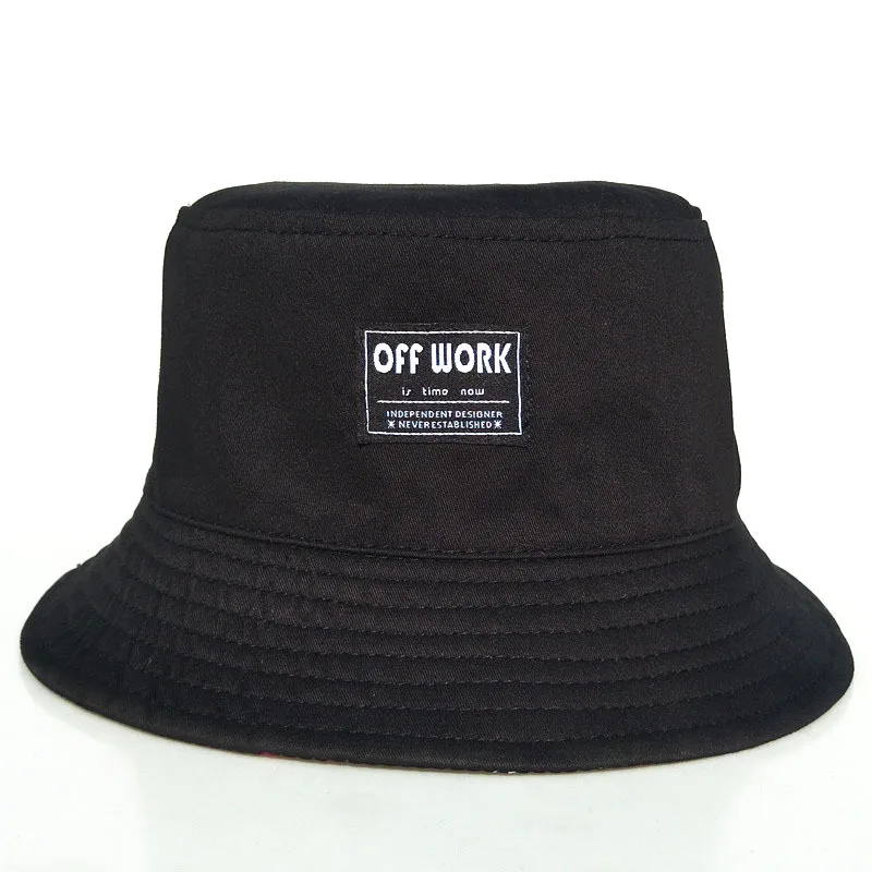 Hipster Hat Bucket Cap Graffiti Cotton Casual Adults Bucket Hat Caps Fishing Fisherman Beach Festival Sun High Quality Fashion (5)