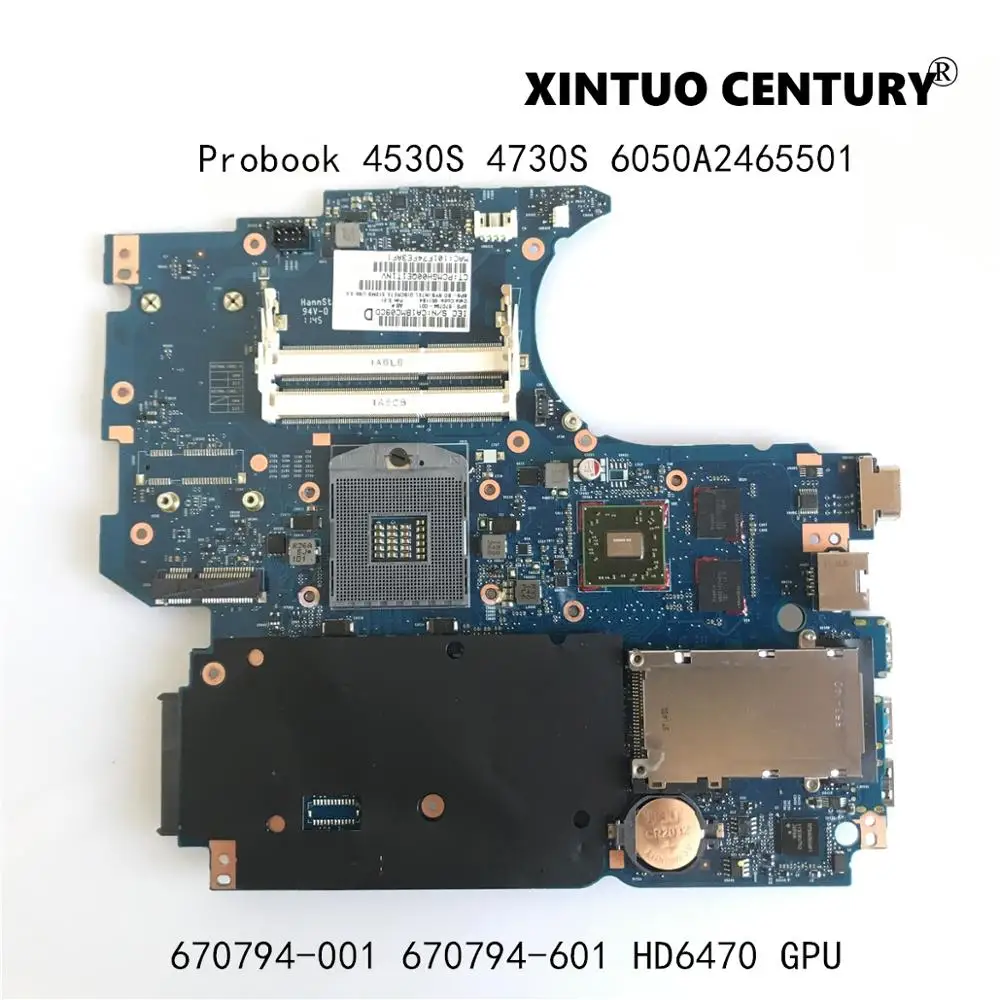 670794-001 670794-601 для HP Probook 4530S 4730S материнская плата ноутбука 6050A2465501 W/ 216-0809024 100%