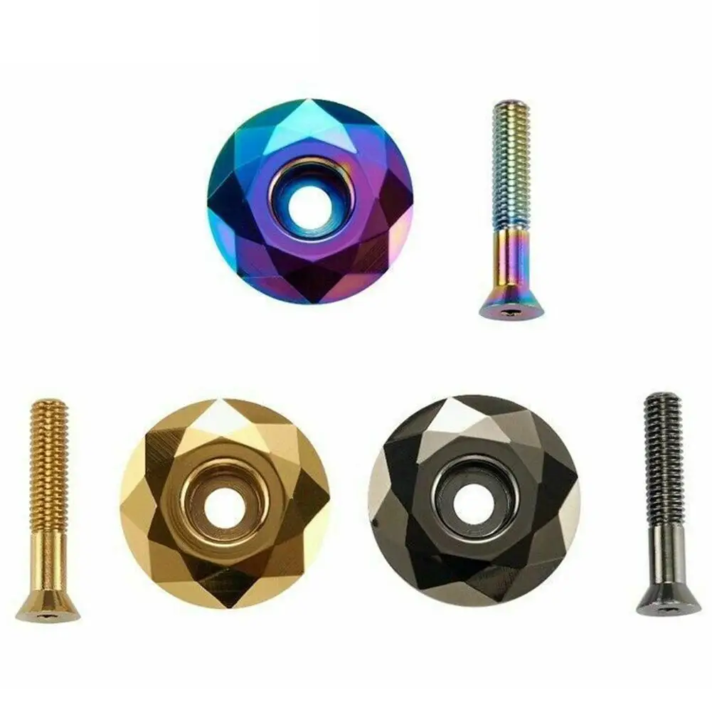 CNC Aluminum Alloy Bicycle Headset Cap MTB Mountain Bike Top Covers Cycling Tool