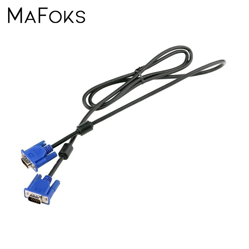 

Computer Monitor VGA Extension Cable VGA M/M Wire HD 15 Pin Male to Male VGA Cord Copper Line for Laptop PC Projector