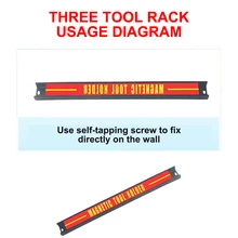8 дюймов магнитный держатель для приборов Бар подставка-органайзер для соединительные планки инструментов в гараже и мастерской