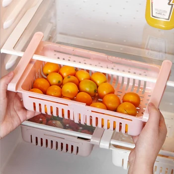 

Refrigerator Partition Layer Durable Storage Rack Fruit Vegetable Holder Kitchen