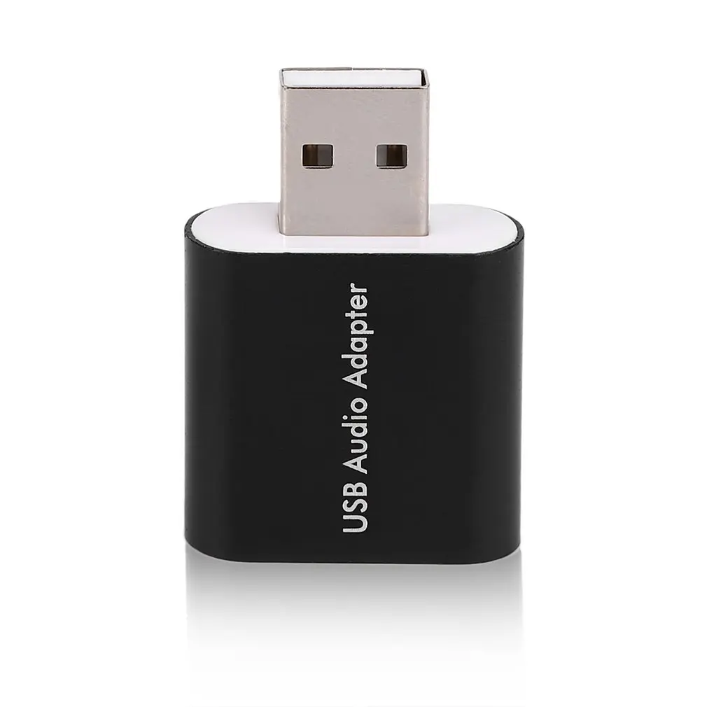 1 Внешний USB 2,0 7,1 CH Виртуальная Звуковая карта адаптер конвертер ноутбук - Цвет: 1