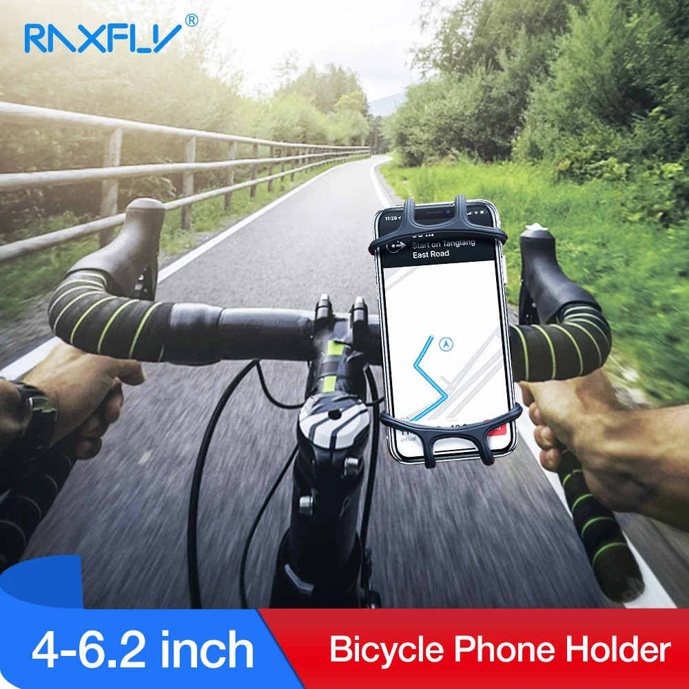  RAXFLY Fahrrad Telefon Halter Für iPhone X 8 Plus XR XS Max Samsung S9 S8 Halterung Telefon Stand H