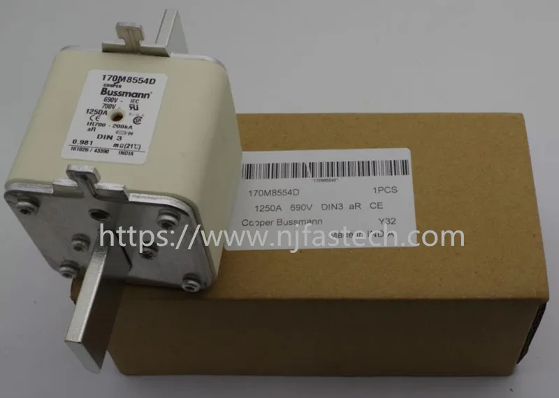 Новый оригинальный 170M8554D 1250A 690V автомобильный предохранитель Стандартный