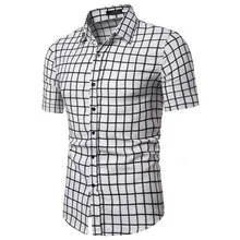 Plaid Short-sleeved Shirt Summer Wear Slim Fit Casual Hot Selling Youth Shirts Men Plus Size Breathable Stylish Mens Blouse Tops Plaid Short-sleeved Shirt Summer Wear Slim Fit Casual Hot Selling Youth Shirts Men Plus Size Breathable Stylish Mens Blouse Tops