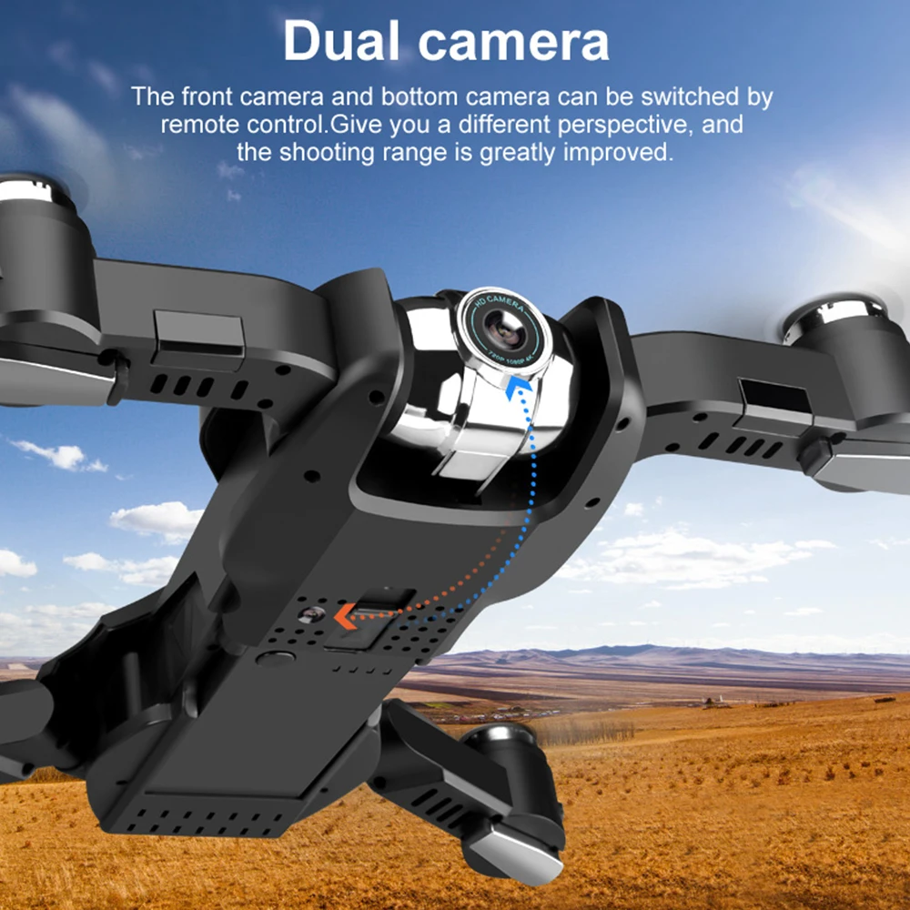 S5 WiFi FPV Drone 1080P 4K Wide-Angle HD Camera Live Video RC Toys Drones Quadcopter Drohne Quadrocopter Helikopter Droni Selfie