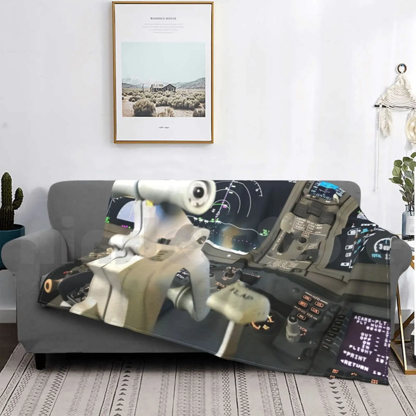 737 Max Aeroplano Screns Strumenti Coperta Moda Personalizzata 737Max 737 B737 Aereo Aereo Equipaggio Pilota Cabina Cabina Equipaggio Max