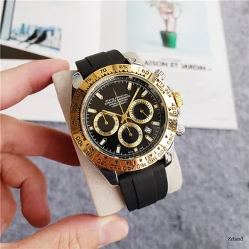 

Luxury Men Business Quartz Watch Men's Top Brand Wrist watch Chronograph AAA Daytona Stop Watches Fashion Gift montre homme