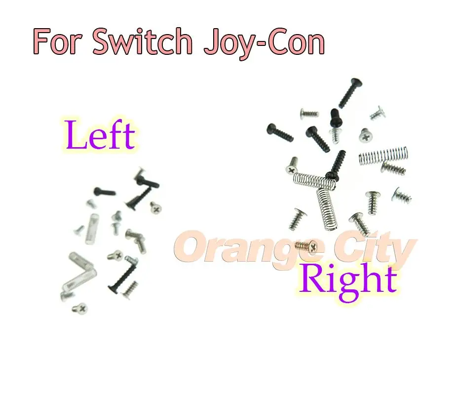 Left Right each 1set Замена винтов для NS NX Phillips Набор для nintendo Switch Joy-Con винт 2 комплекта - Цвет: Left Right each 1set