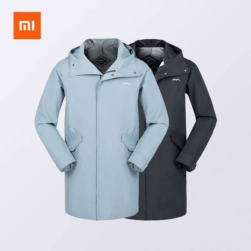 Xiaomi Спорт Досуг ветронепроницаемое пальто водонепроницаемое ветрозащитное пальто в том же стиле для мужчин и женщин деловой плащ 2 цвета