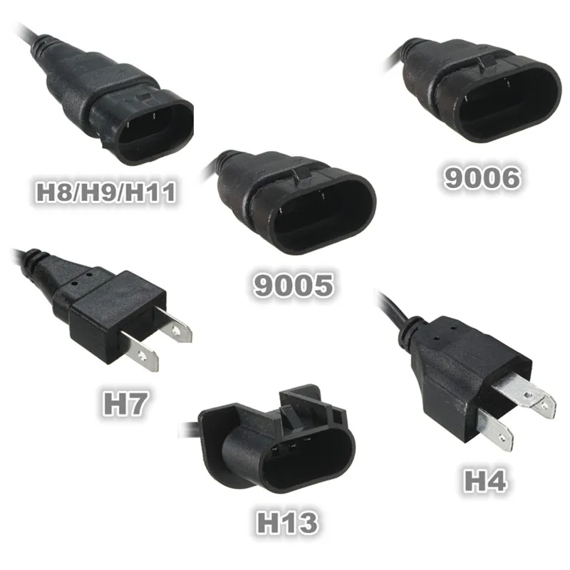 1 пара 80 Вт/50 Вт H4 H13 50 Вт H7 H8/9/11 лет 9005 9006 светодиодный фар Conversion Kit лампы белого цвета высокого Мощность 6000 К фар автомобиля