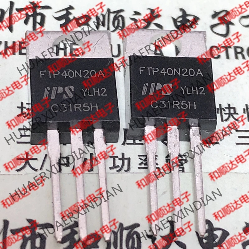 5 шт., новые оригинальные кнопки FTP40N20A-220 200V 40A