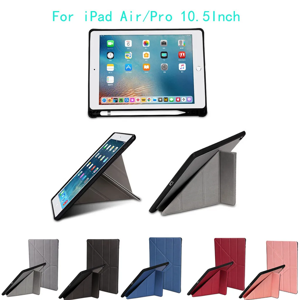 Чехол для планшета, чехол для iPad Air/Pro, 10,5 дюймов, чехол-подставка, держатель для ручки, Авто Режим сна/Wake2019, планшет, подставка для телефонов Cases-L923