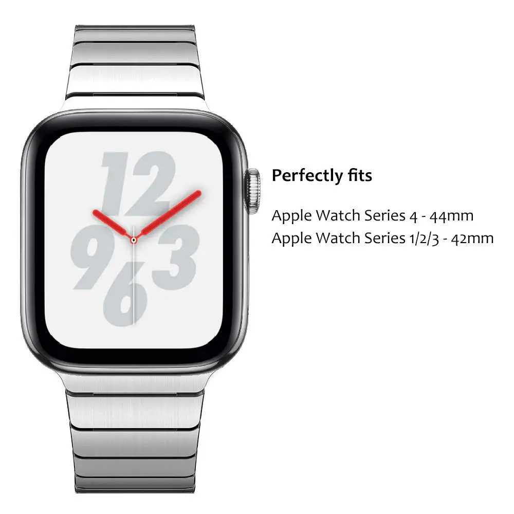 Ремешок из нержавеющей стали для Apple watch 38 мм 42 мм ремешок для браслета 40 мм 44 мм ремешок для часов для iwatch серии 5 4 3 2 1 Аксессуары