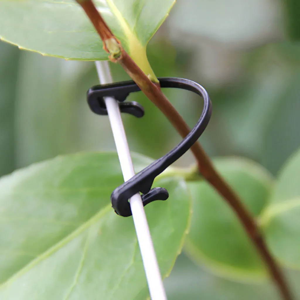 50PCS Plastic Sticks Tied Clip Vegetable Grafting Clips Hanging Vines Fixing Tools Greenhouse Garden Supplies 2.18 | Инструменты