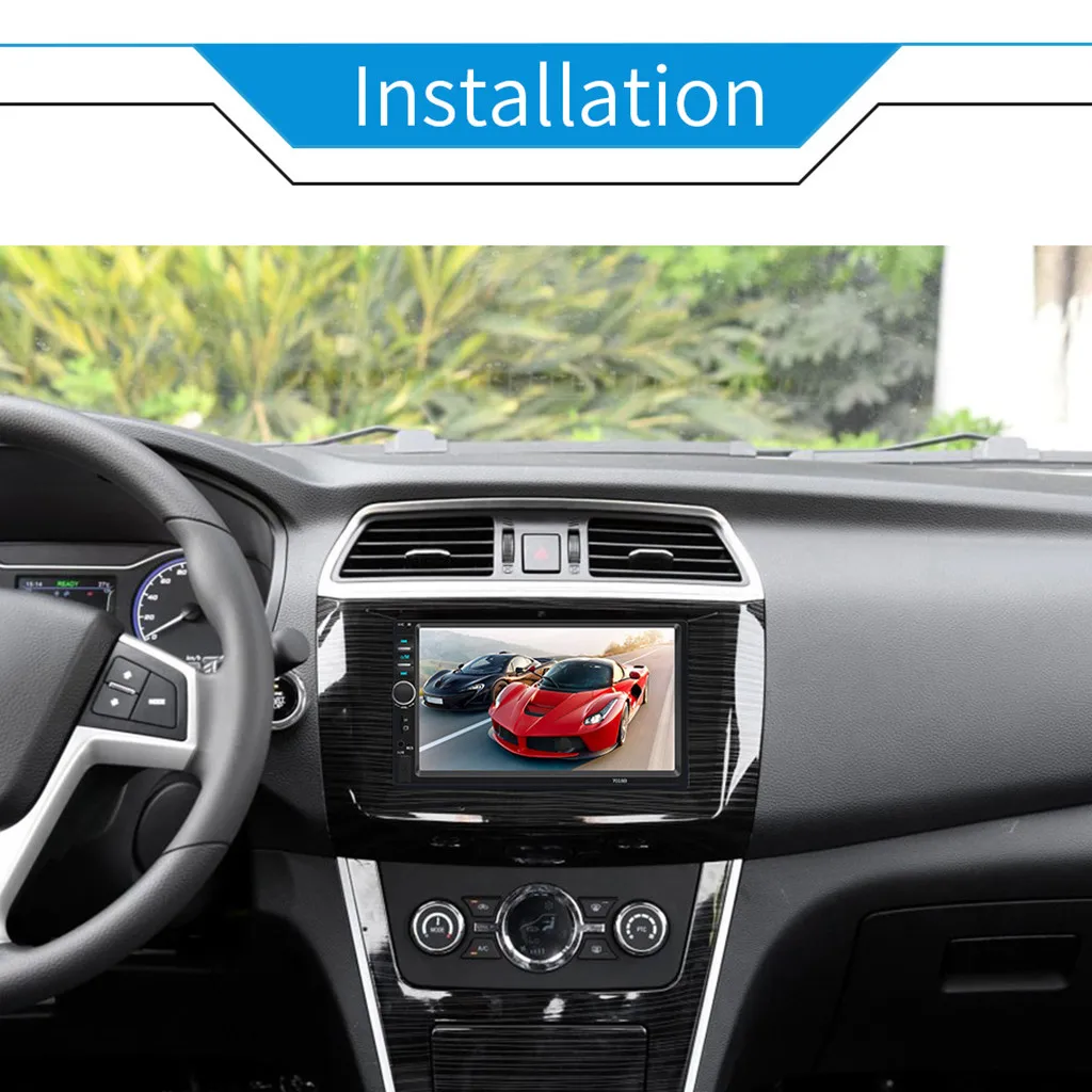 20# SWM-7018B Автомобильный MP3 Bluetooth FM U диск заднего вида сенсорный экран автомобильный аудио стерео сенсорный экран MP3-плеер