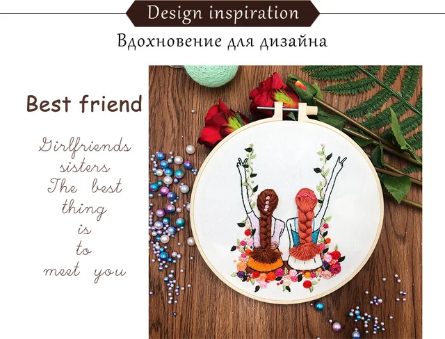 Kit Ricamo Punto Croce Pasquale Per Adulti - 3 Set Con Motivi Fiori E Coniglietti, Ideale Per Principianti - Foto 7