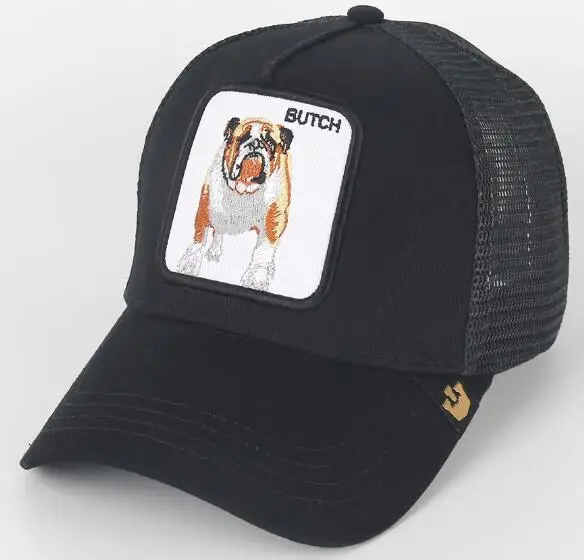 22 New Baseball Cap Animal EmbroideryAnime Cute Embroidery Summer Mesh Men's Ms. Outdoor Sunshade Truck Driver hats FITS Goorin² - Цвет: 22