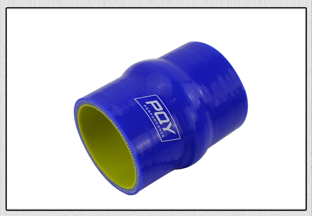 Blue 2" Inch ID51mm Straight Hump Silicone Hose Intercooler Coupler Tube Pipe