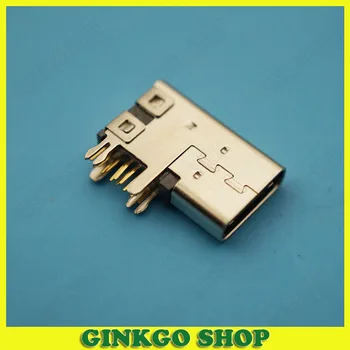 

20pcs Extended type USB 3.1 TYPE-C Female Plug 16P 90degrees USB Socket Connector with Iron shell