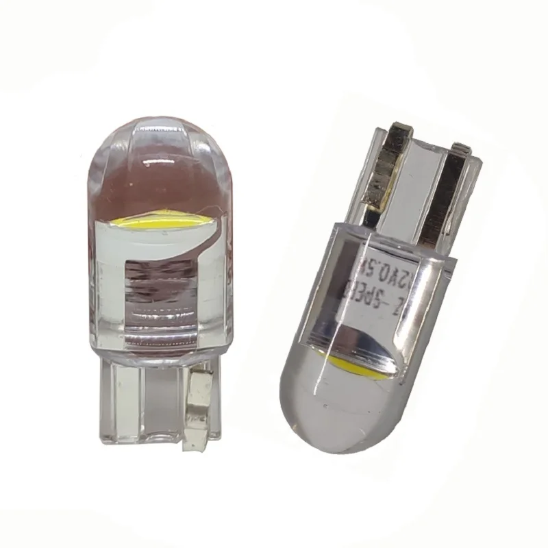 1 шт. 1SMD COB T10 W5W 194 168 Светодиодный лампа для автомобильного номерного знака 12 В