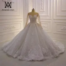 Халат de soiree с кружевной аппликацией, с длинным рукавом, Замочная скважина, черное свадебное платье