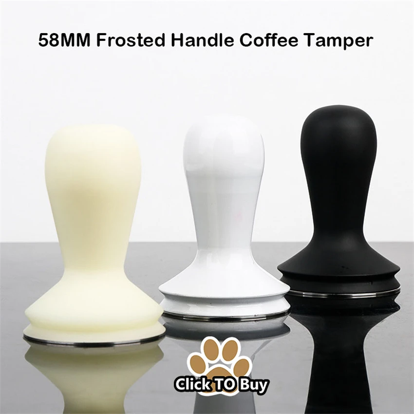 58MM-Frosted-Handle-Tamper-Stainless-Steel-Base-Detachable-Base-Powder-Press-Solid-Hammer-Coffee-Accessories-For