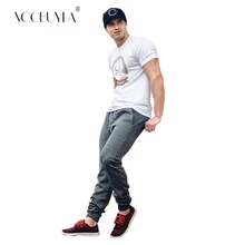 Весна-осень, мужские спортивные брюки-карандаш, мужские хлопковые мягкие брюки для бодибилдинга, бега, спортзала, мужские брюки для бега