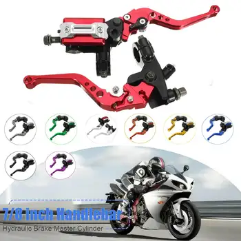 

1Pcs Motorcycle 7/8 CNC Front Brake Hydraulic Clutch Master Cylinder Lever Set Reservoir Brake Clutch Assembly