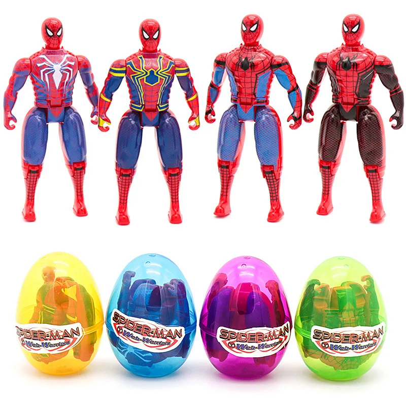 

2019 Marvel Avengers Alliance New Spider-Man Hero Expedition Hand Twisted Egg Deformation Action Figure best gift for girl boys