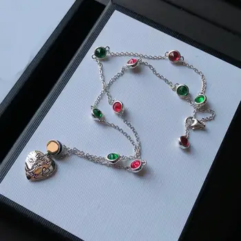 

100% sterling silver necklace, 925 jewelry, original love heart round pendant, holiday gift for friends