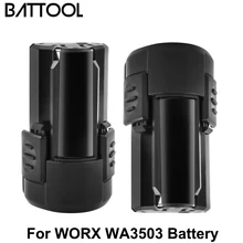 

Battool 12V Replace Li-ion Battery For Rockwell For Worx WA3503 WU151 WU127 WU128 WU280 WX521 WU679 WX6777 WX3827 Tools Battery