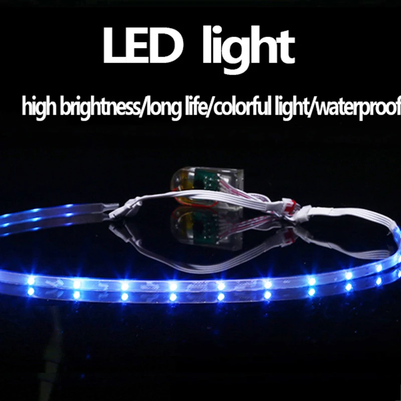 Детские кроссовки со светодиодный светильник кой двойные с двумя колесами для