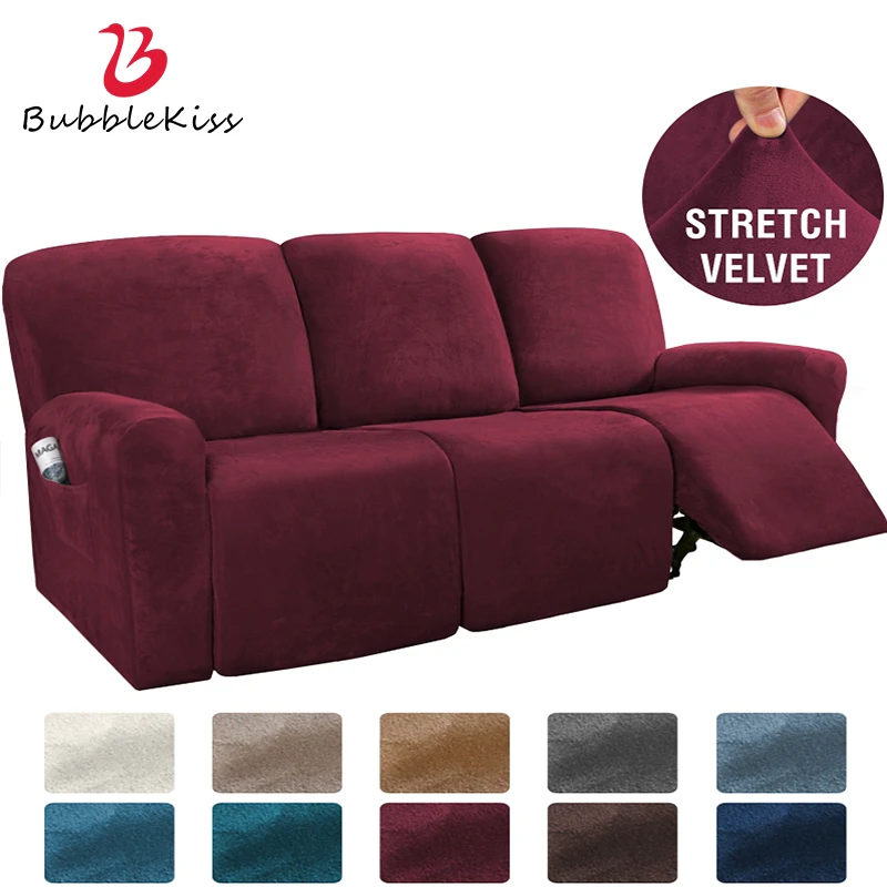 

Bubble Kiss Velvet Solid Color Sofa Cushion Covers for Living Room Elastic Sofa Funiture Protector Couch Cover Strenth Slipcover