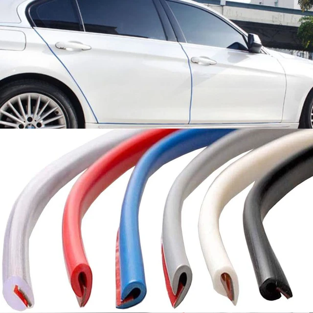 Bandes de protection anti-rayures en caoutchouc pour bord de porte de  voiture, bandes de moulage, anti-frottements, bricolage, style de voiture,  universel, 5m, 10m - AliExpress