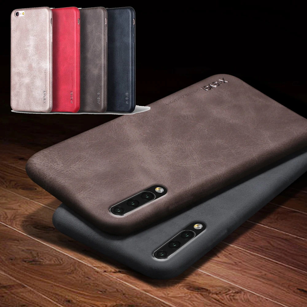 Luxury Genuine Leather Case for Samsung Galaxy A9 A5 A3 2017 J4 J6 Plus 2018 A40 A30 A20 A10 Ultra Thin Cover | Мобильные телефоны