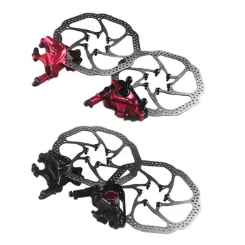 

Cycling Alloy Mechanical Disc Brake Caliper Calipers Front Rear Oil Disc Brake Device Rotor With Adapter Screws For Bicycle Bike