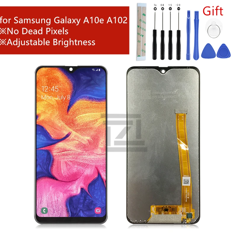 ЖК-дисплей для Samsung Galaxy A10e A102 2019, сенсорный экран с дигитайзером в сборе с рамкой, зеркальный экран, запасная часть для ремонта