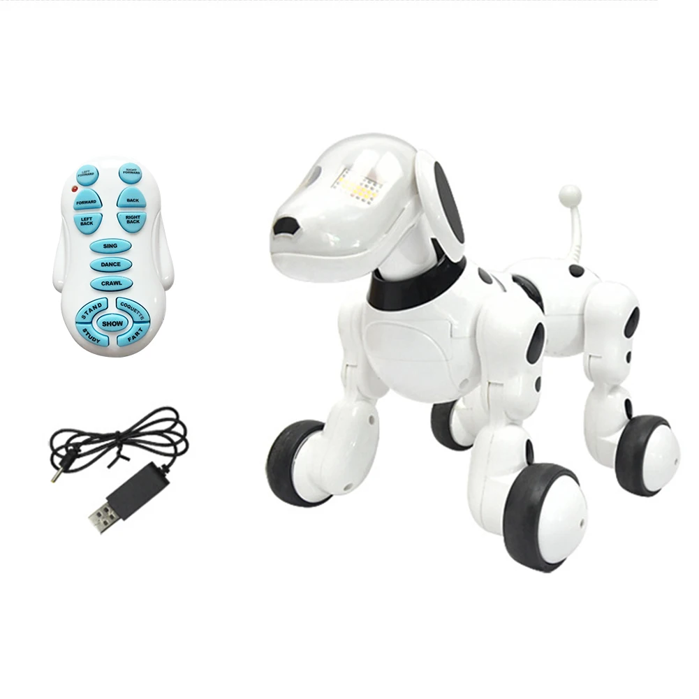 Birthday Gift Talking Electronic Pet Intelligent Educational Remote Control Robot Dog Smart Wireless Funny 2.4G Dancing Kids Toy Birthday Gift Talking Electronic Pet Intelligent Educational Remote Control Robot Dog Smart Wireless Funny 2.4G Dancing Kids Toy