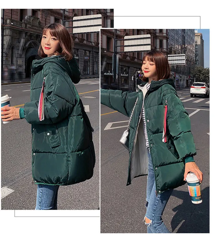 Короткое пальто размера плюс XXXL, хлопковая куртка, парка, пальто для женщин, зимняя куртка для женщин, высокое качество, женское теплое пальто с хлопковой подкладкой